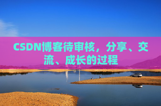 CSDN博客待审核，分享、交流、成长的过程